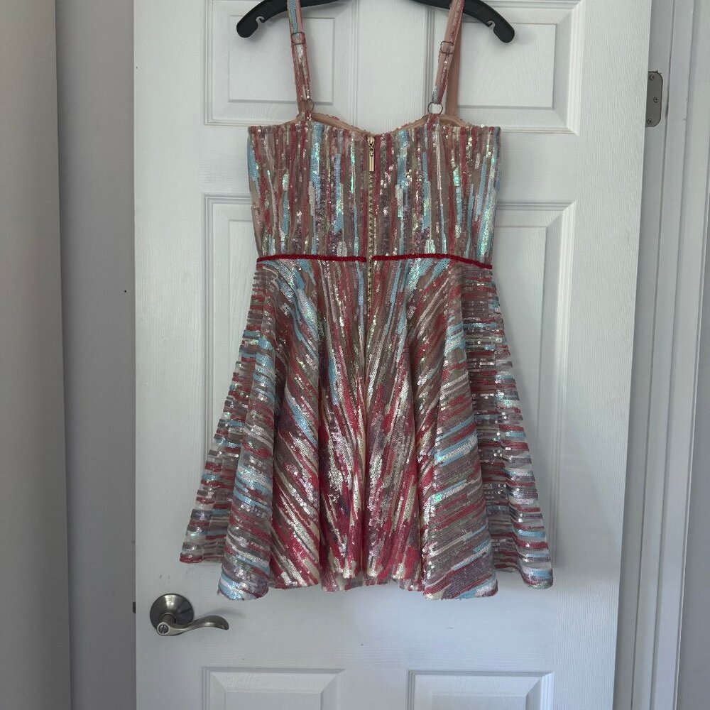 Bronx & Banco Serena Mini Dress sequined XL - Picture 3 of 6